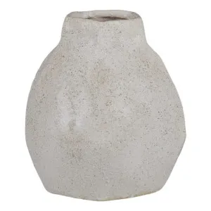 Dunes Vase Large 17x19cm in White by OzDesignFurniture, a Vases & Jars for sale on Style Sourcebook