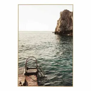 Capri Swim Box Framed Canvas in 72 x 107cm by OzDesignFurniture, a Painted Canvases for sale on Style Sourcebook