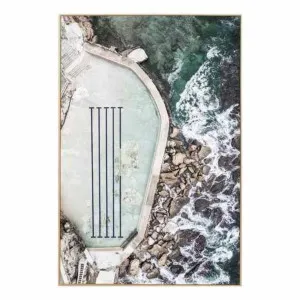 Sydney Swim Box Framed Canvas in 42 x 62cm by OzDesignFurniture, a Painted Canvases for sale on Style Sourcebook