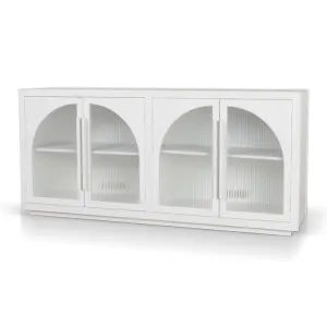 Charles 1.78m Sideboard Unit - White by Interior Secrets - AfterPay Available by Interior Secrets, a Sideboards, Buffets & Trolleys for sale on Style Sourcebook