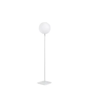 Dinesh outdoor solar floor lamp in grey steel 120 cm by Kave Home, a Floor Lamps for sale on Style Sourcebook