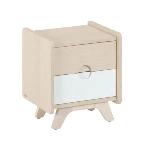 Nunila bedside table in ash veneer 40 x 46 cm FSC 100% by Kave Home, a Kids Furniture & Bedding for sale on Style Sourcebook