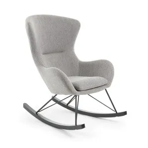 Grey Vania rocking chair by Kave Home, a Chairs for sale on Style Sourcebook