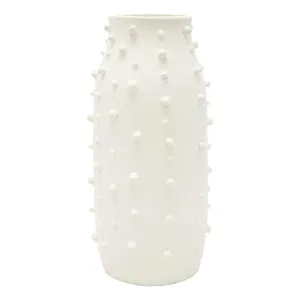 Dotti Vase Small 22x43cm in White by OzDesignFurniture, a Vases & Jars for sale on Style Sourcebook