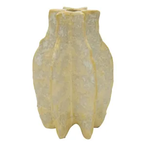 Ruggar Vase Large 25x38cm in Oatmeal by OzDesignFurniture, a Vases & Jars for sale on Style Sourcebook