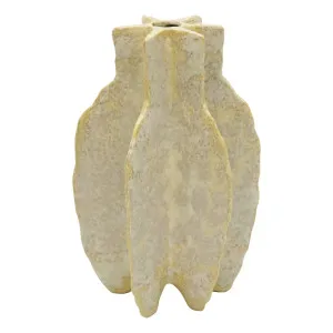 Ruggar Vase Small 20x31cm in Oatmeal by OzDesignFurniture, a Vases & Jars for sale on Style Sourcebook