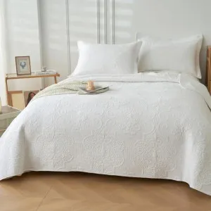 Classic Quilts Boutique White Coverlet Set by null, a Quilt Covers for sale on Style Sourcebook