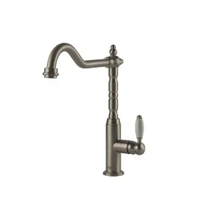 Turner Hastings Providence Single Sink Mixer 311mm Brushed Nickel (Ceramic Handle) by Turner Hastings, a Bathroom Taps & Mixers for sale on Style Sourcebook