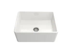 Turner Hastings Novi Farmhouse Butler Sink With Overflow Gloss White 600mm by Turner Hastings, a Basins for sale on Style Sourcebook