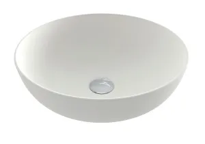 Turner Hastings Fino Round Above Counter Fireclay Basin Matte White 380mm by Turner Hastings, a Basins for sale on Style Sourcebook