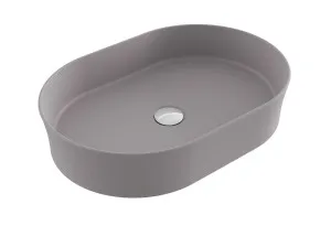 Turner Hastings Fino Oval Above Counter Fireclay Basin Matte Grey 549mm by Turner Hastings, a Basins for sale on Style Sourcebook