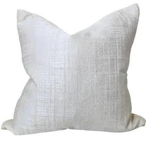 RESTOCK EARLY OF NOV - Urban Chic 55cm Square - Metallic White by Macey & Moore, a Cushions, Decorative Pillows for sale on Style Sourcebook