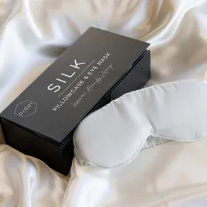 Ardor Silk Ivory Dreams Pillowcase and Eye Mask Pack by null, a Pillow Cases for sale on Style Sourcebook