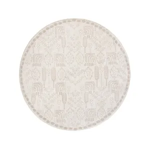 Iska Grey Plush Rollie Pollie Round Playmat by Miss Amara, a Persian Rugs for sale on Style Sourcebook