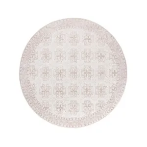 Aggy Grey Neutral Plush Rollie Pollie Round Playmat by Miss Amara, a Persian Rugs for sale on Style Sourcebook