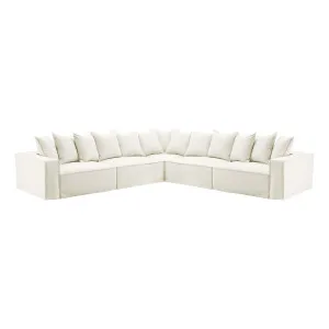 Ella 7 Seater Modular Sofa in Lis White by OzDesignFurniture, a Sofas for sale on Style Sourcebook