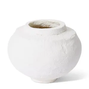 Nomusa Paper Mache Vessel - 30 x 30 x 20cm by Elme Living, a Vases & Jars for sale on Style Sourcebook