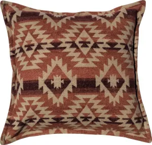 El Cóndor Pasa - Andes Merino 50cm Square Cushion - Scarlet by Macey & Moore, a Ottomans for sale on Style Sourcebook