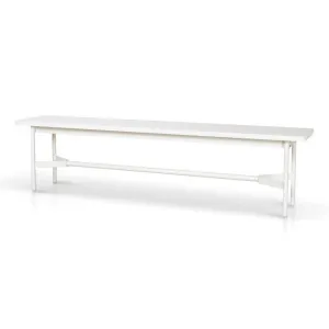 Veronica 1.8m Wooden Bench - Full White by Interior Secrets - AfterPay Available by Interior Secrets, a Benches for sale on Style Sourcebook