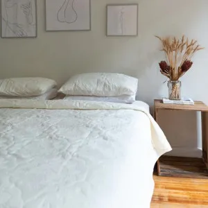 Morgan and Reid Whispers Off White Coverlet Set by null, a Quilt Covers for sale on Style Sourcebook