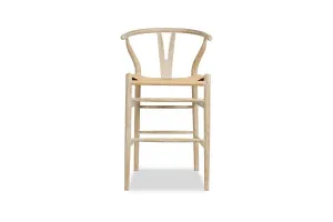 Ark Bar Stool, White Wash, by Lounge Lovers by Lounge Lovers, a Bar Stools for sale on Style Sourcebook