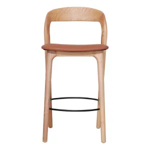 Inca Bar Chair in PU Tan / Ash Natural by OzDesignFurniture, a Bar Stools for sale on Style Sourcebook