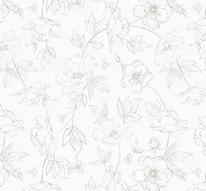 Peonies II wallpaper by Boho Art & Styling, a Wallpaper for sale on Style Sourcebook