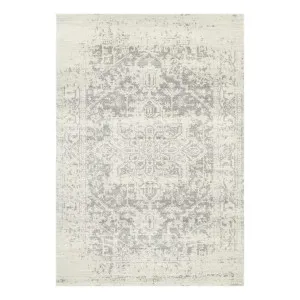 Evoke 253 Rug 200x290cm in White/Silver by OzDesignFurniture, a Contemporary Rugs for sale on Style Sourcebook