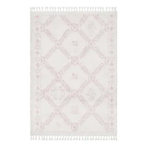 Saffron 33 Rug 240x330cm in Pink/Off White by OzDesignFurniture, a Contemporary Rugs for sale on Style Sourcebook