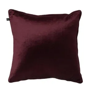 Ex Display - Roma 55cm Velvet Cushion with Feather Inserts - Plum by Interior Secrets - AfterPay Available by Interior Secrets, a Cushions, Decorative Pillows for sale on Style Sourcebook