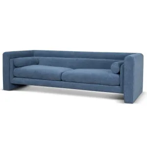 Dilipa 3 Seater Fabric Sofa - Navy Blue by Interior Secrets - AfterPay Available by Interior Secrets, a Sofas for sale on Style Sourcebook