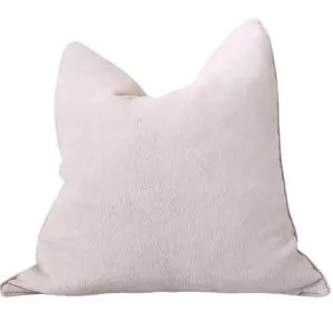 Hannah Cushion 55cm Square - Light Taupe by Macey & Moore, a Cushions, Decorative Pillows for sale on Style Sourcebook