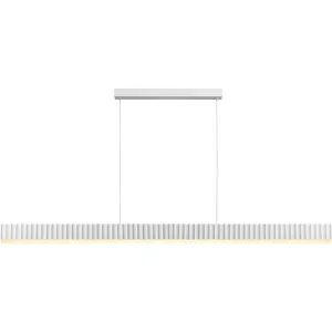 Calibo Prinia 1532mm LED Linear Pendant Light White by Calibo, a Pendant Lighting for sale on Style Sourcebook