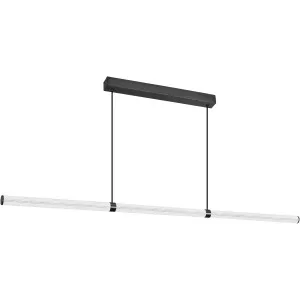 Calibo Charm 2500mm LED Linear Pendant Light Black by Calibo, a Pendant Lighting for sale on Style Sourcebook