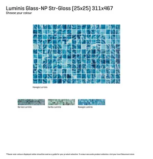 Luminis Glass Natural Product Structured Gloss Mosaic (Colour?????) by Beaumont Tiles, a Mosaic Tiles for sale on Style Sourcebook