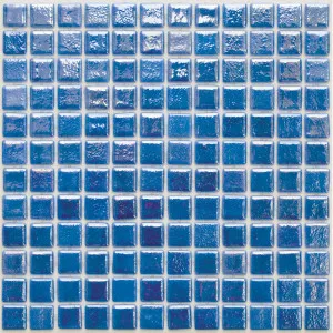 Barcelona Vivid Blue Glass Natural Product Pearl Gloss Mosaic by Beaumont Tiles, a Mosaic Tiles for sale on Style Sourcebook