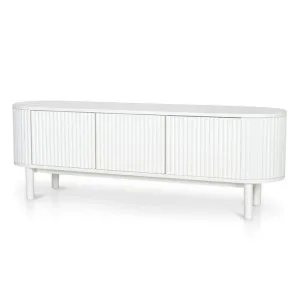 Melita 1.6m TV Entertainment Unit - Full White by Interior Secrets - AfterPay Available by Interior Secrets, a Entertainment Units & TV Stands for sale on Style Sourcebook