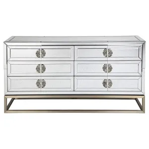 Roxbury Art Deco Chest - Mirrored by CAFE Lighting & Living, a Cabinets, Chests for sale on Style Sourcebook