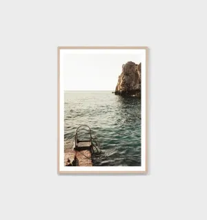 Ex Display - Capri Swim Framed Print Wall Art by Interior Secrets - AfterPay Available by Interior Secrets, a Prints for sale on Style Sourcebook