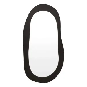 Aura Mirror 75x145cm in Black by OzDesignFurniture, a Mirrors for sale on Style Sourcebook