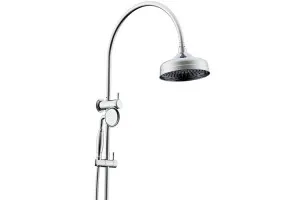 Eternal Gooseneck Twin Shower Set Chrome by ADP, a Shower Heads & Mixers for sale on Style Sourcebook