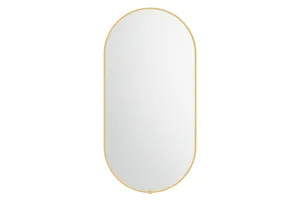 Sera Pill Matte Gold by ADP, a Illuminated Mirrors for sale on Style Sourcebook