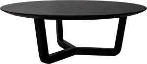 Theodore Round Coffee Table in Black Oak by Tallira Furniture, a Coffee Table for sale on Style Sourcebook