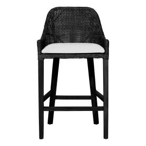 Tamba Bar Chair in Rattan Black by OzDesignFurniture, a Bar Stools for sale on Style Sourcebook