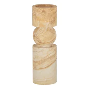 Uma Candleholder Large 9x30cm in Tan by OzDesignFurniture, a Candle Holders for sale on Style Sourcebook