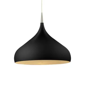 Zara CLA Modern Dome Pendant Light Matt Black by Compact Lamps Australia, a Pendant Lighting for sale on Style Sourcebook