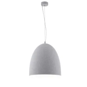 Eglo Sarabia Ceramic Grey Pendant Light Large Dome by Eglo, a Pendant Lighting for sale on Style Sourcebook