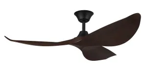 Eglo Cabarita 50" (1270mm) DC Indoor/Outdoor Ceiling Fan With Remote Control Koa and Black by Eglo, a Ceiling Fans for sale on Style Sourcebook