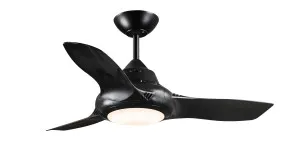 Deka EVO 2 36" 900mm Indoor/Outdoor Ceiling Fan with Light Black by Deka, a Ceiling Fans for sale on Style Sourcebook