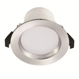 Roystar 9W Recessed TRIColour Dipswitch LED Dimmable IP44 Downlight Brushed Anodised Aluminium by Eglo, a LED Lighting for sale on Style Sourcebook